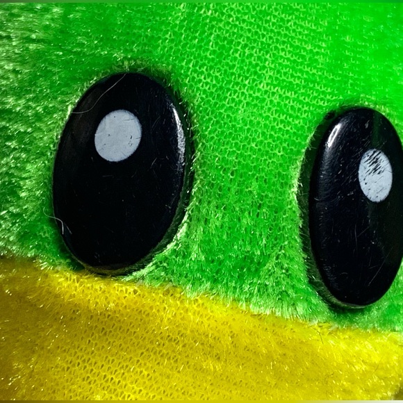 Cute Rare Plush Appeal Green Giraffe W/ Striped Legs/ Ears Plush Stuffed Animal - Picture 7 of 8